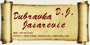 Dubravka Jašarević vizit kartica